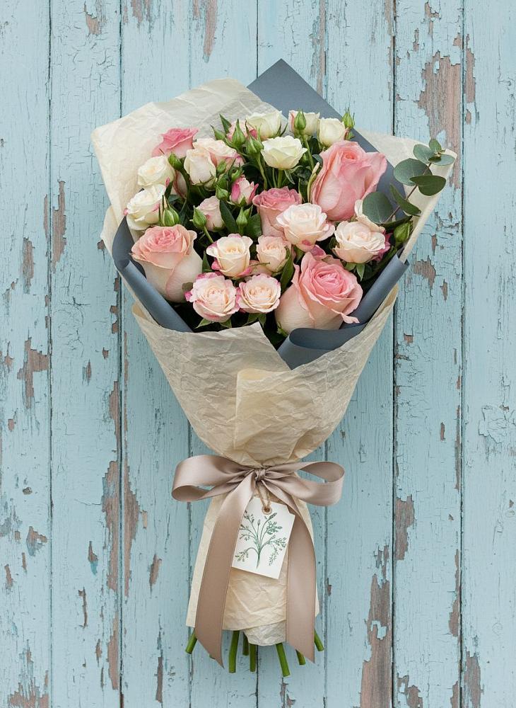 Букет цветов из: Розы в Приазовской