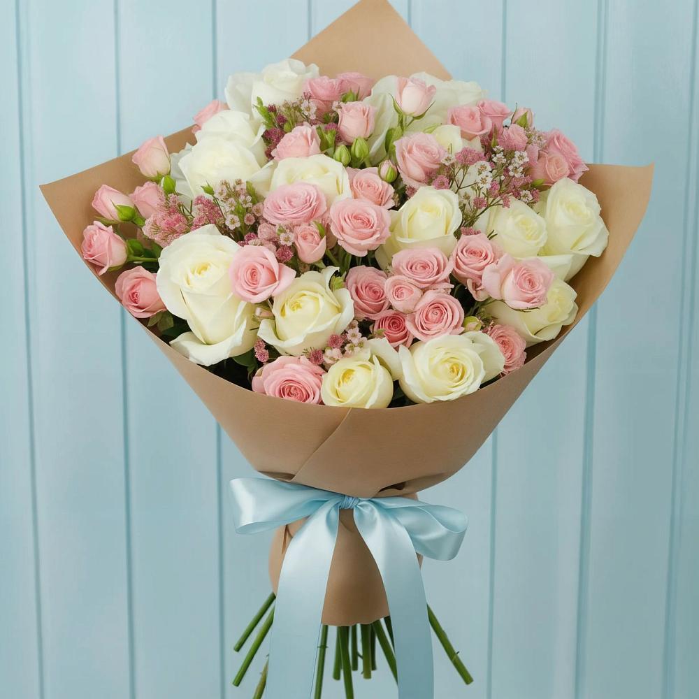 Букет цветов из: Розы в Приазовской