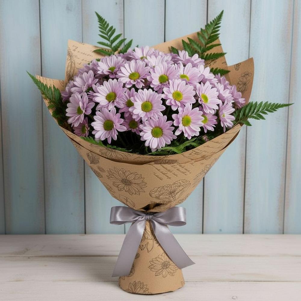 Букет цветов из: Хризантемы в Приазовской