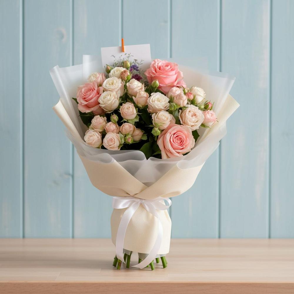 Букет цветов из: Розы в Приазовской