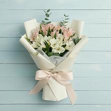 Букет цветов из:  Альстромерии в Приазовской