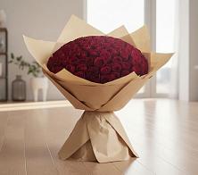 Букет 101 Красная роза в Приазовской