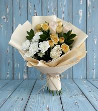 Букет цветов из:  Розы и Хризантемы в Приазовской