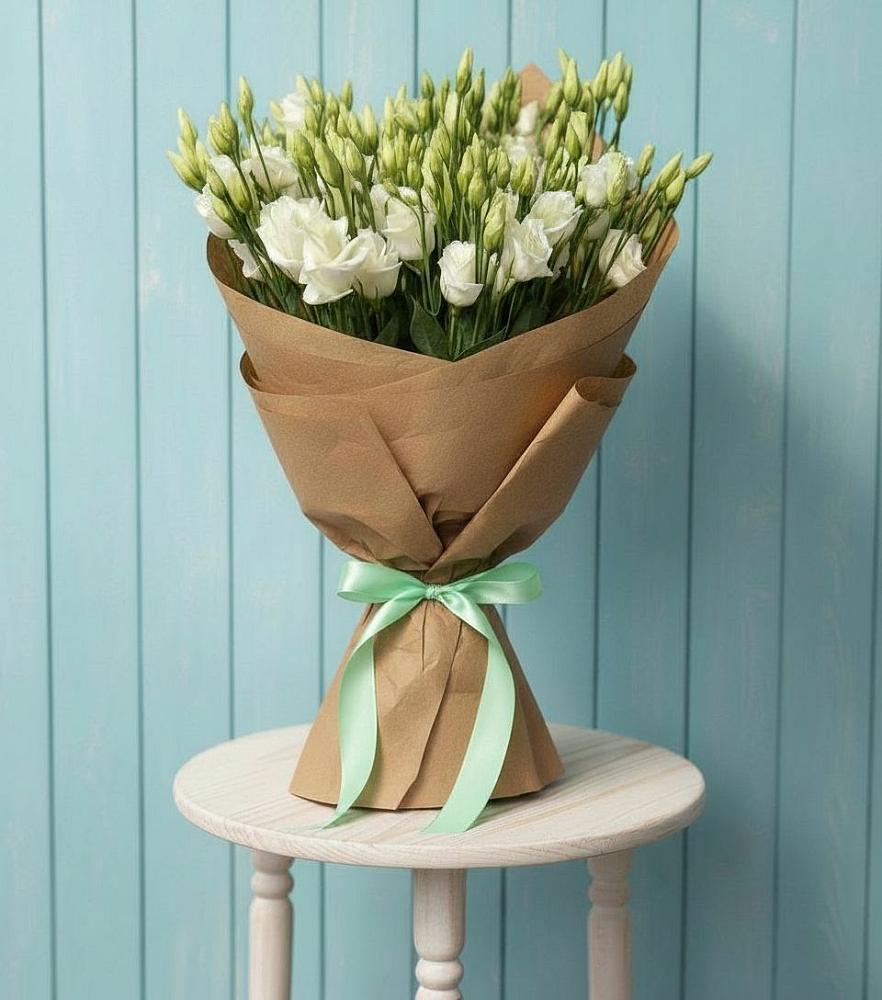 Букет цветов из: Лизиантусы в Приазовской