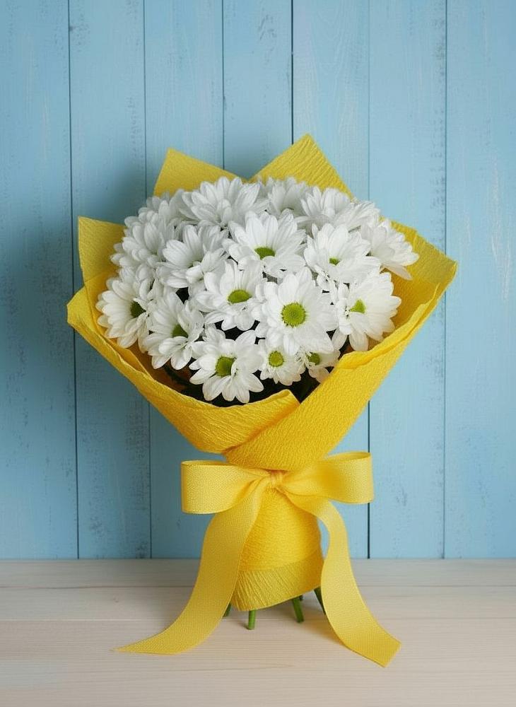 Букет цветов из: Хризантемы в Приазовской