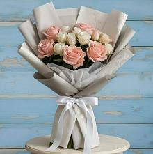Букет цветов из:  Розы #REPLACE_PRED# Приазовской