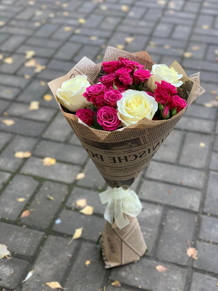 Букет цветов из: Розы в Приазовской