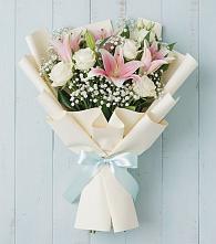 Букет цветов из:  Лилии #REPLACE_PRED# Приазовской